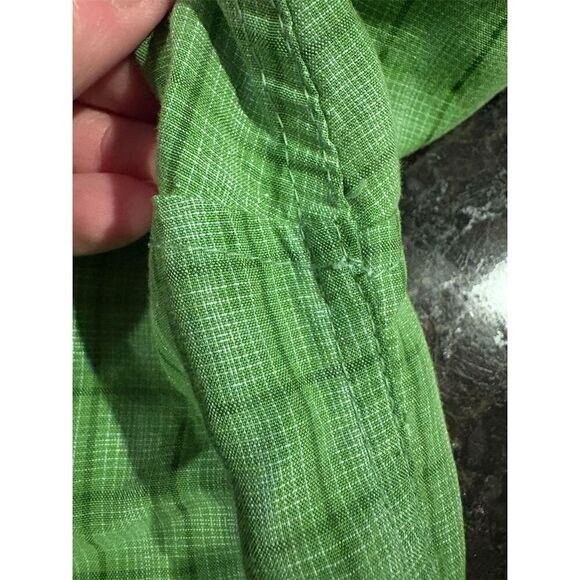 Marmot Men's XL Green Plaid Short Sleeve Button-Up Shirt Casual - Picture 11 of 13
